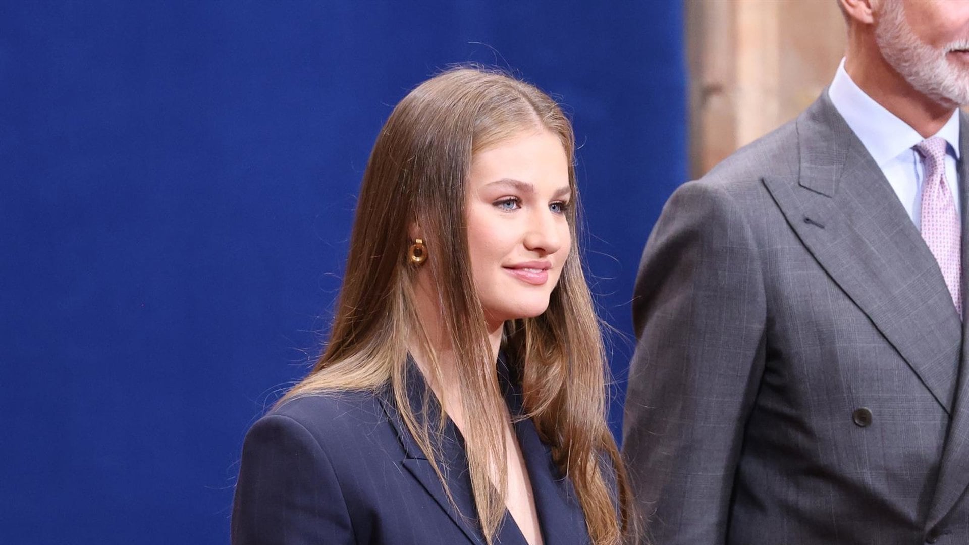 La princesa Leonor durante la recepción de los Premiados Princesa de Asturias 2025 en el Hotel de la Reconquista, a 24 de octubre de 2025, en Oviedo (España) (Raúl Terrel - Europa Press)
