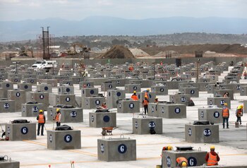 La construcción de la terminal