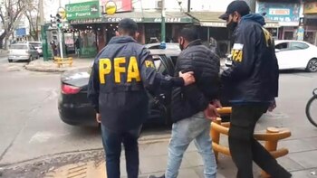 Mansilla tras su captura.