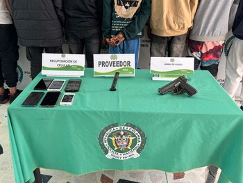 Las nueve personas fueron detenidas