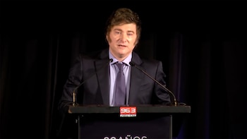 Javier Milei recibió un premio