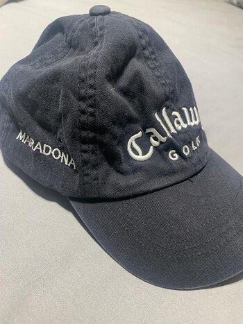 Gorra de golf que Pelusa