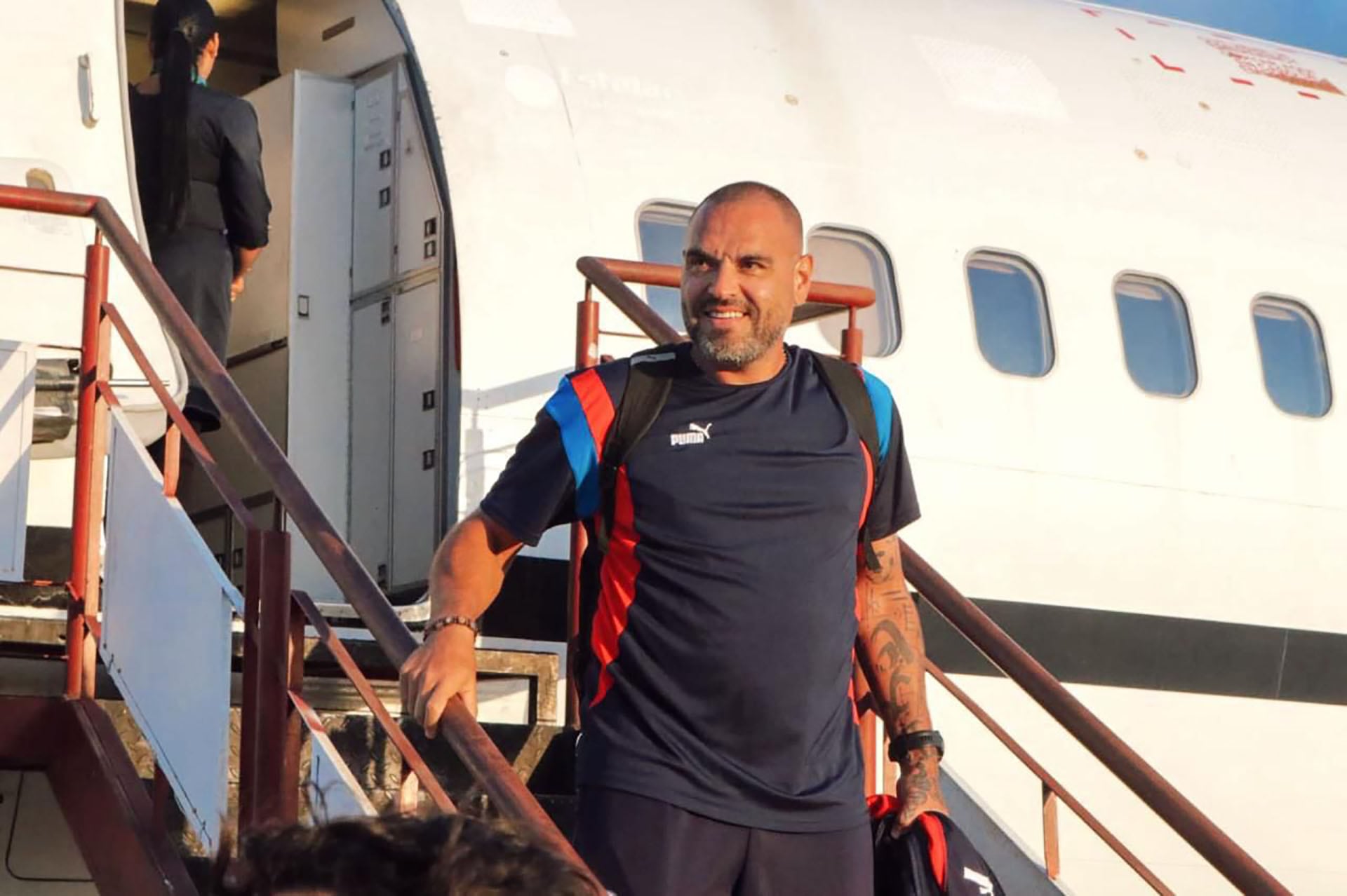 En la selección juvenil de Paraguay, hizo un casting entre 103 chicos para definir el plantel (Instagram: @aldoduscher5)