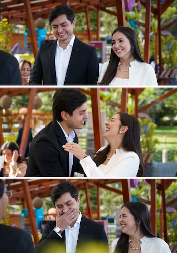 La pareja resaltó lo feliz que se siente con este nuevo paso - crédito santimaye / Instagram
