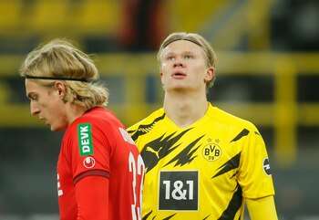 Erling Haaland actualmente se recupera