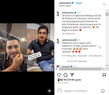 Varios artistas felicitaron a Carlos