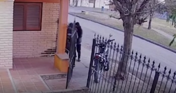 El delincuente intentó acorralar a