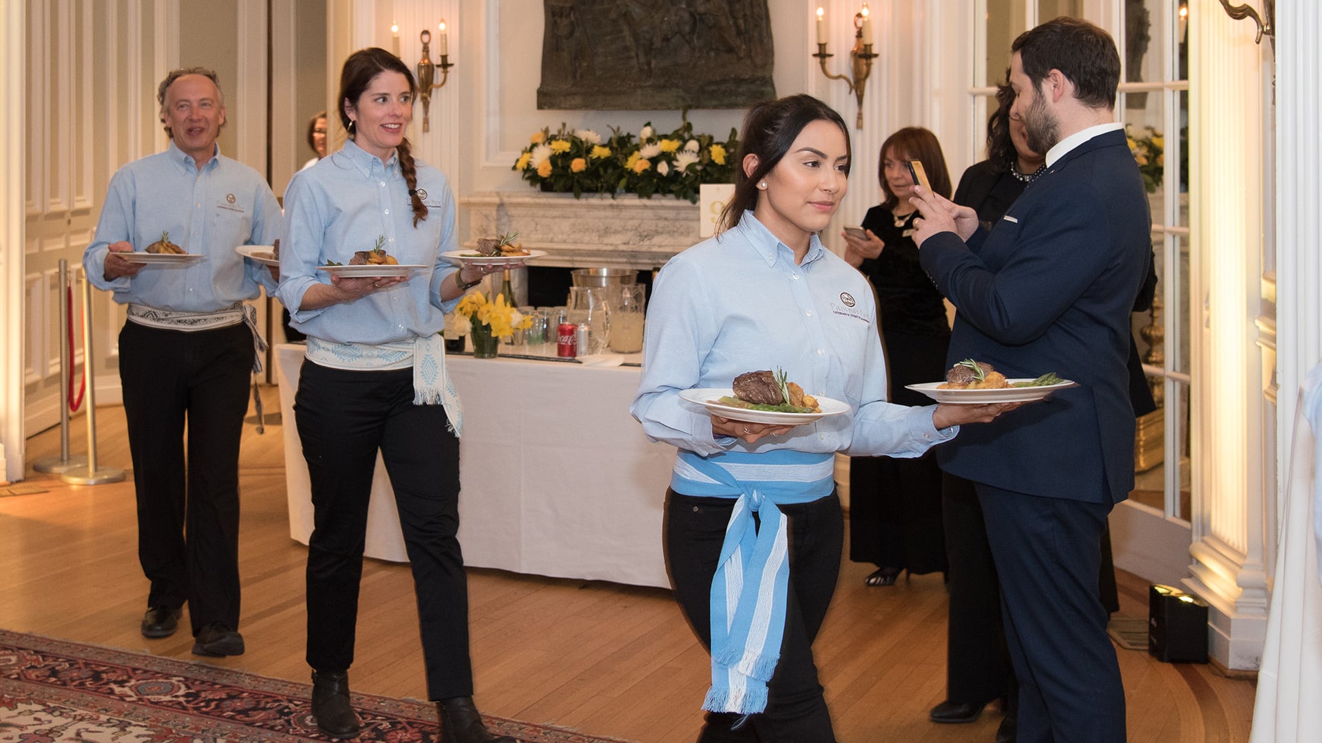 Un evento en Washington en que se celebró el aumento de la cuota de carne argentina que puede entrar sin aranceles a EEUU
(Foto: Embajada Argentina en Estados Unidos)
