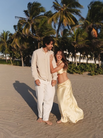 La influencer y su esposo