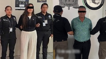Detienen a dos personas en el AICM: un extranjero por secuestro y una mujer por explotación sexual