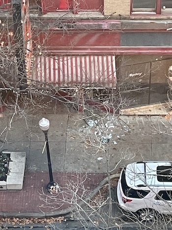 Los daños tras la explosión