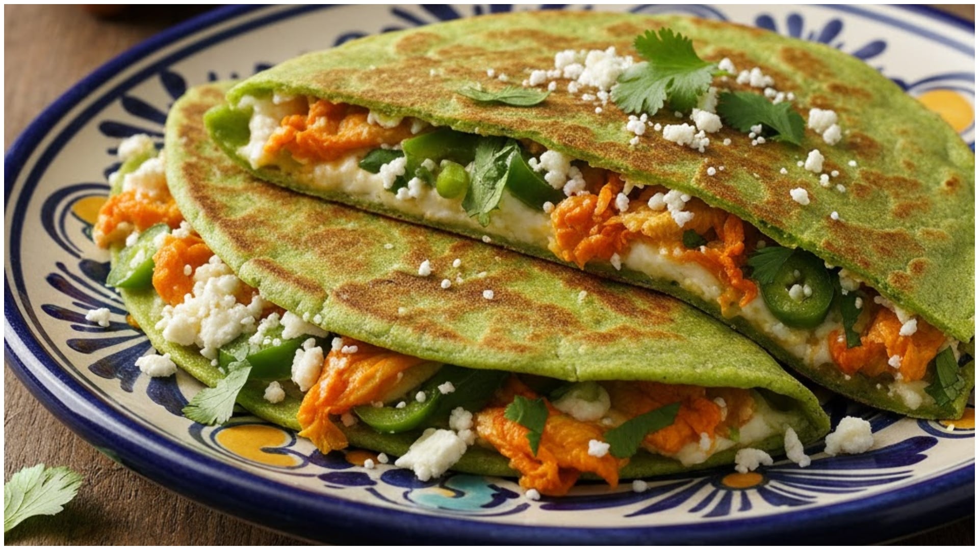 Descubre las Deliciosas Quesadillas de Nopal y Flor de Calabaza, un Manjar Saludable y Auténtico