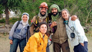 Algunos integrantes de la Brigada