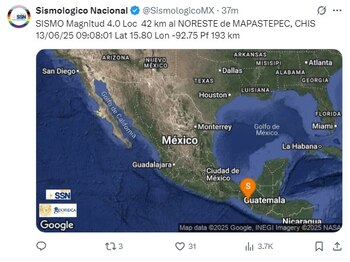 (X @SismologicoMX)