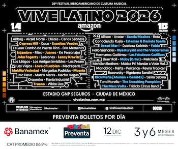 El festival Vive Latino celebrará