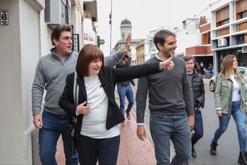 Patricia Bullrich, con Javier Iguacel