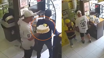 Falsos clientes roban en pastelería
