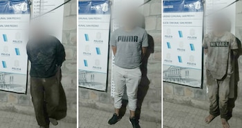 Tres detenidos en un intento