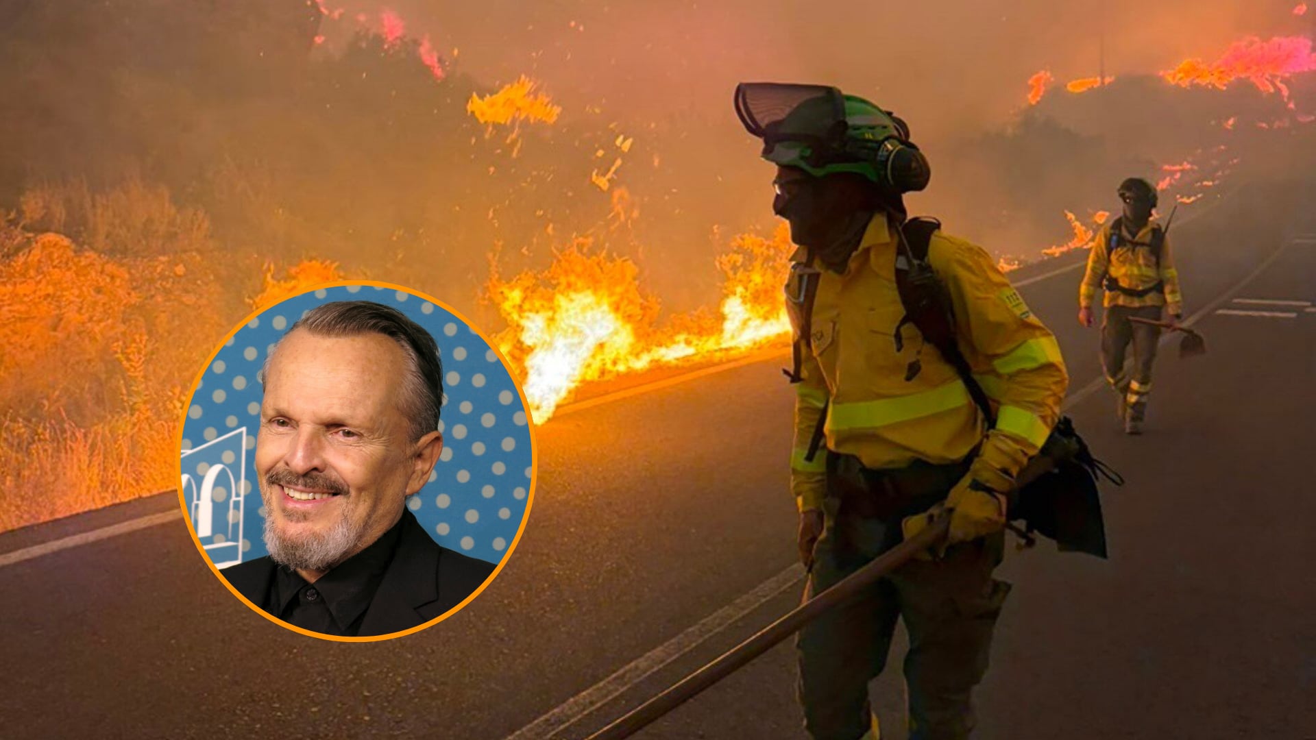 Miguel Bosé carga contra la Agenda 2023 por la oleada de incendios que arrasan Madrid y Ávila: “Espero que en el próximo infierno sean ellos los que ardan”