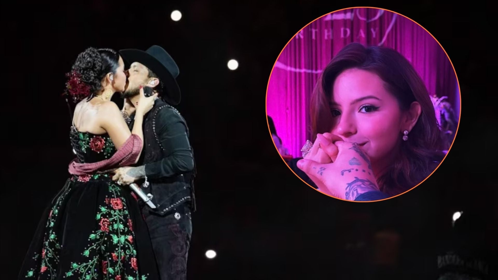 Ángela Aguilar y Christian Nodal pasan juntos el cumpleaños 23 de la cantante. (Redes sociales)