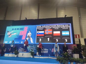 Delfina Bihurriet ganó la medalla