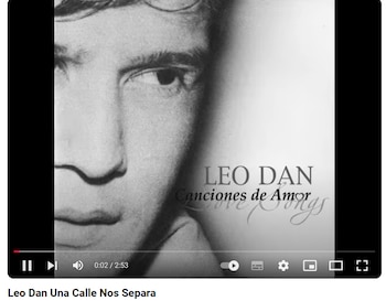 "Una calle nos separa", canción