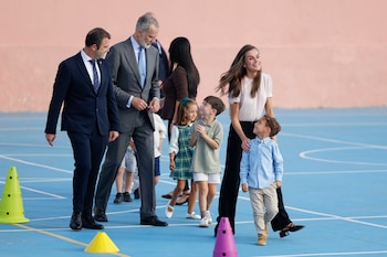 Los reyes Felipe y Letizia en Melilla (EFE)