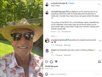 Publicación de Michael Douglas en