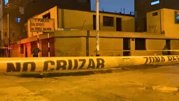 En el Callao, un joven