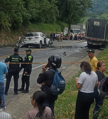 La familia viajaban de retorno