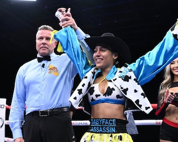 Lupe Medina representa con orgullo la bandera de Nicaragua en cada pelea, cumpliendo el sueño de su familia de triunfar en el boxeo internacional. (Foto: Redes sociales Guadalupe Medina)