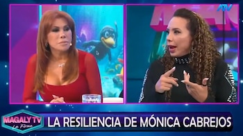 Mónica Cabrejos se define como una sobreviviente y revela la dura historia detrás de su éxito. Captura: Magaly TV La Firme.