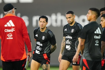 Entrenamiento de la selección peruana