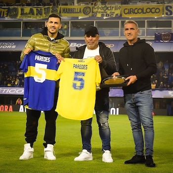 Paredes ya había sido homenajeado