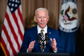 En la imagen, el presidente de EE.UU., Joe Biden. EFE/Jim Lo Scalzo/Archivo