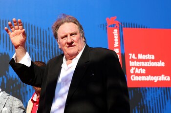 Gérard Depardieu durante el Festival