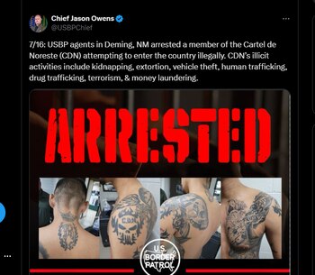 Cartel del Noreste, patrulla fronteriza