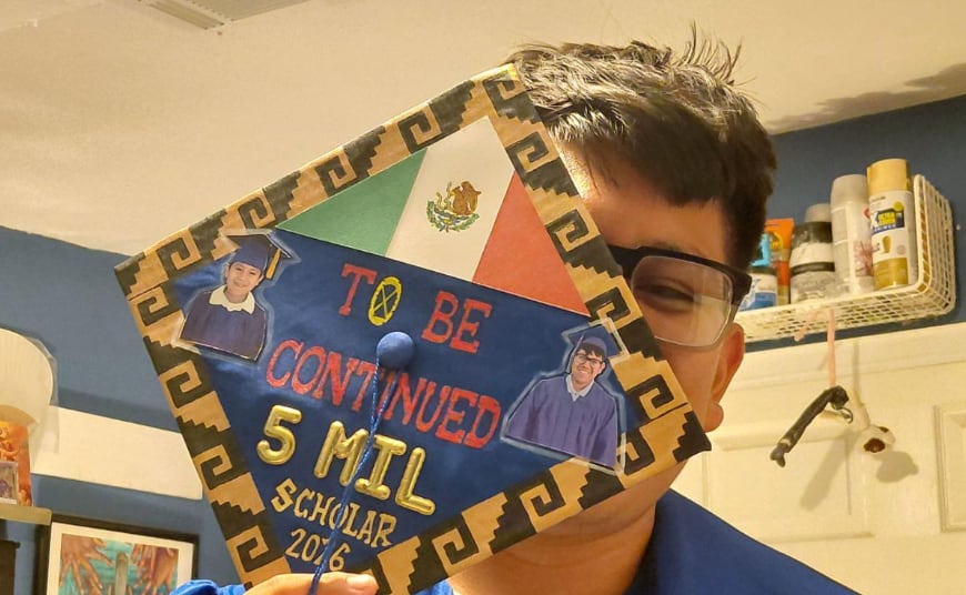 Joseph Parra logró también conseguir becas para poder seguir estudiando Foto: (EFE)
