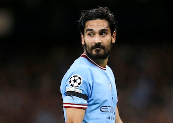 Gundogan durante un partido del