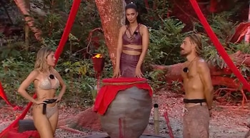 Claudia y Alvar en 'Supervivientes' (MEDIASET ESPAÑA).