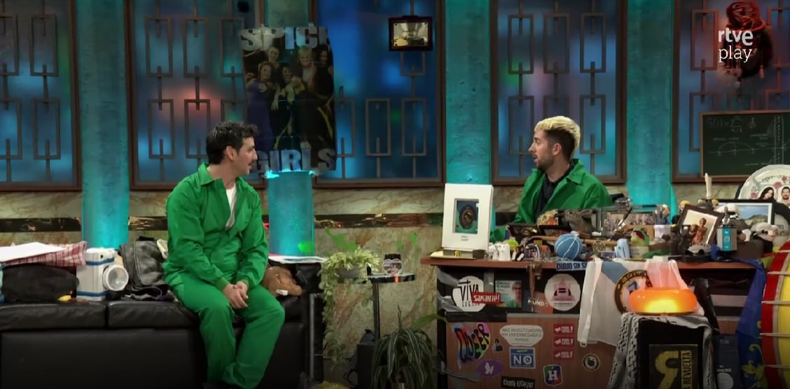 Fran Perea durante su visita a