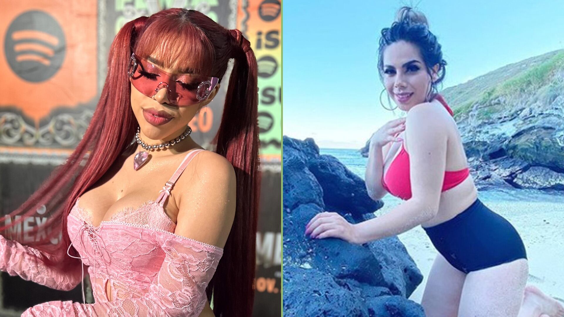 Yeri Mua y Lizbeth Rodriguez son dos de las famosas mexicanas más populares de OnlyFans. Crédito: Infobae - IG, Lizbeth Rodríguez