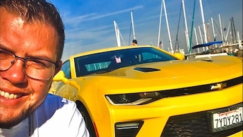 Leandro Maza en California, días