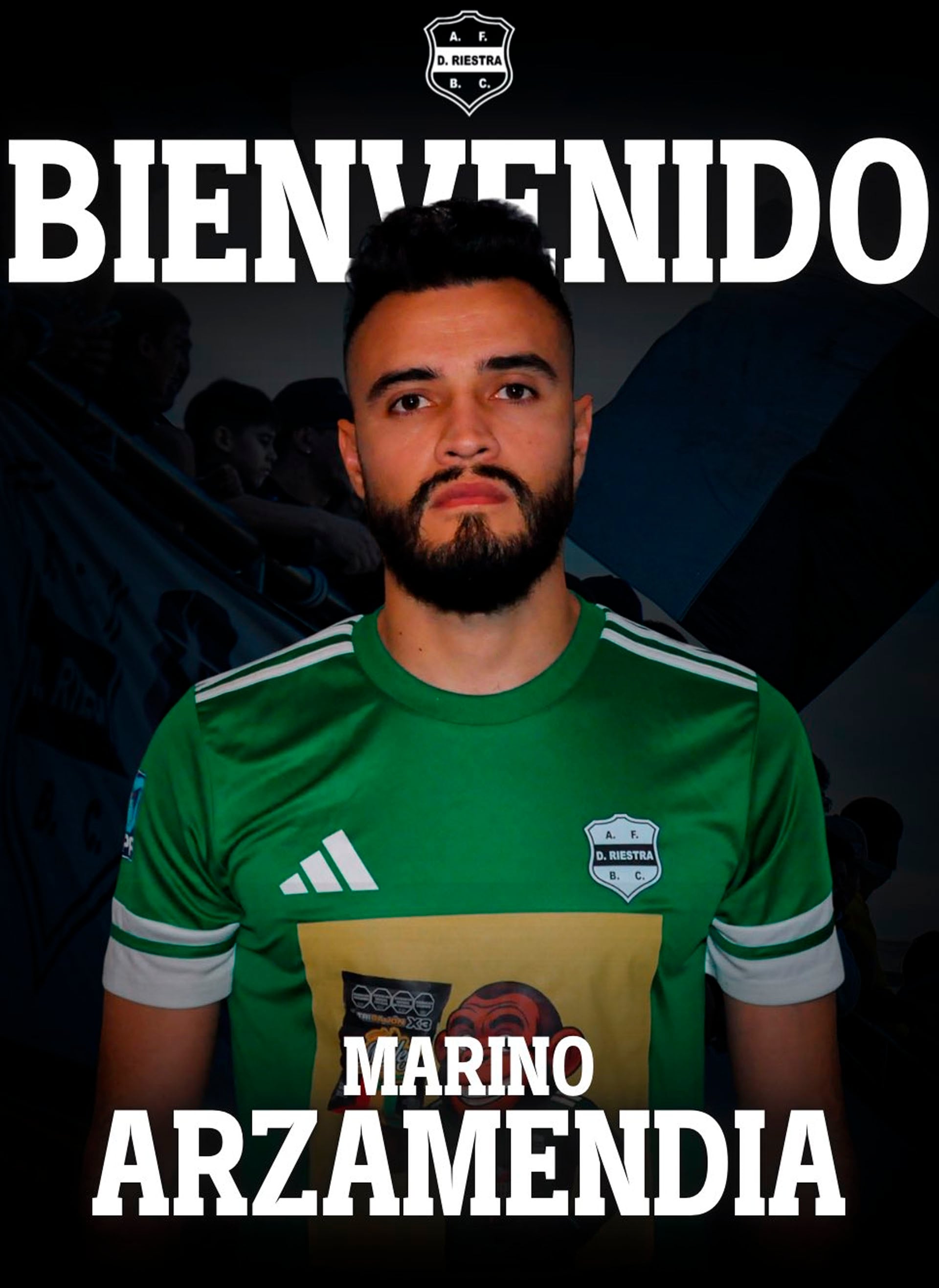 El arquero paraguayo Marino Arzamendia desembarcó cedido a préstamo por 18 meses desde Olimpia