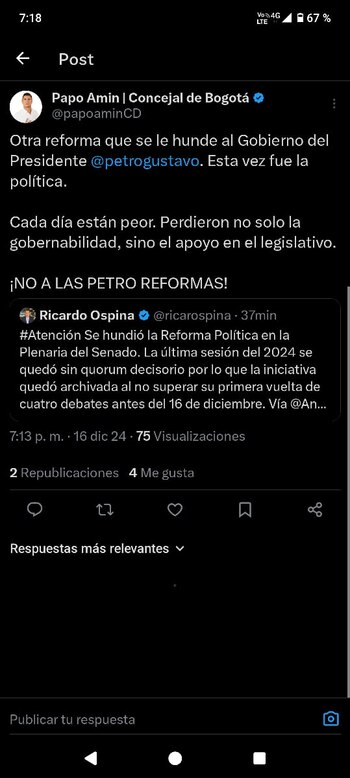 El cabildante afirmó que las