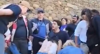 El hombre fue reanimado, pero