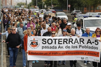 Protestas de los vecinos de