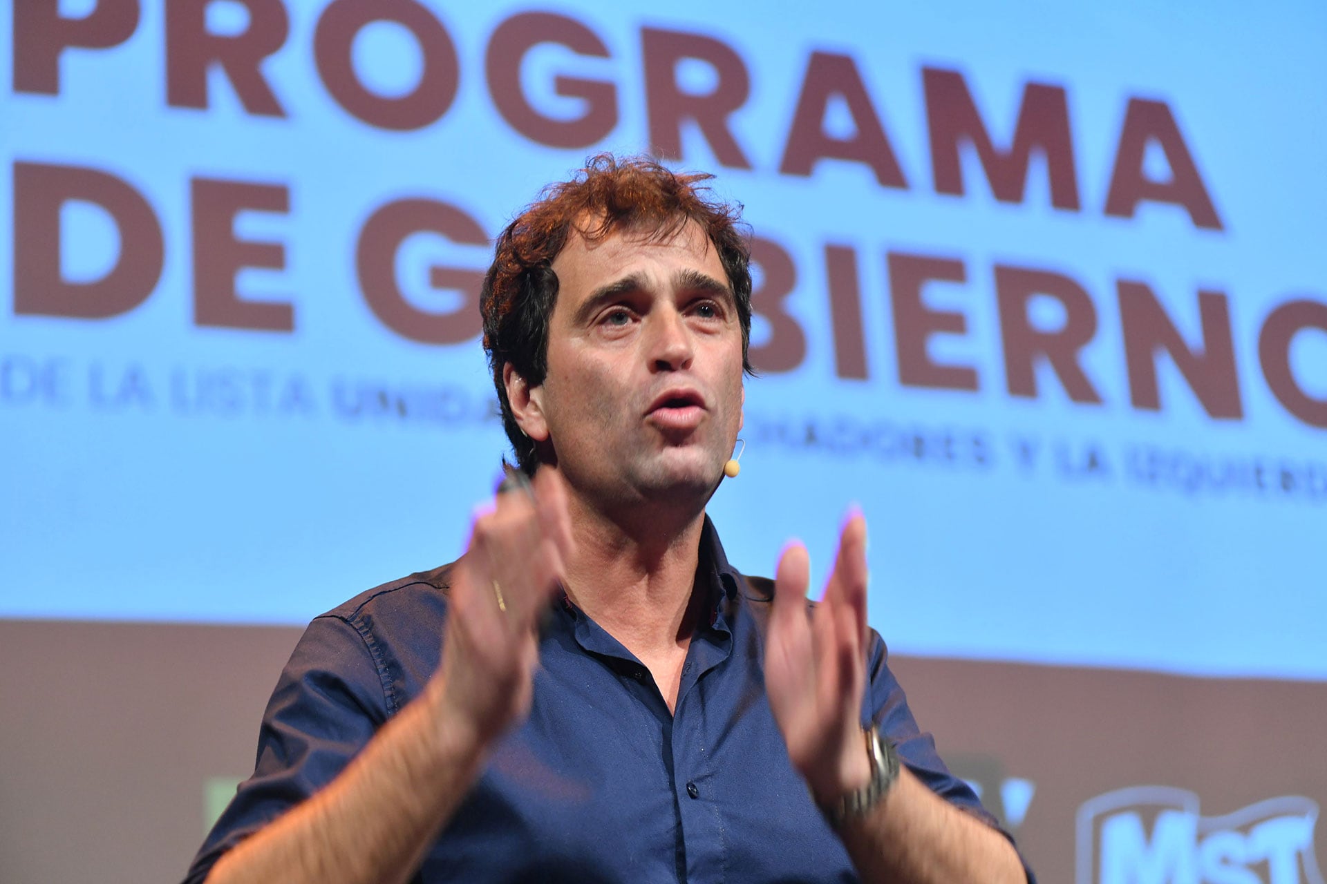 El dirigente del Frente de Izquierda, Gabriel Solano