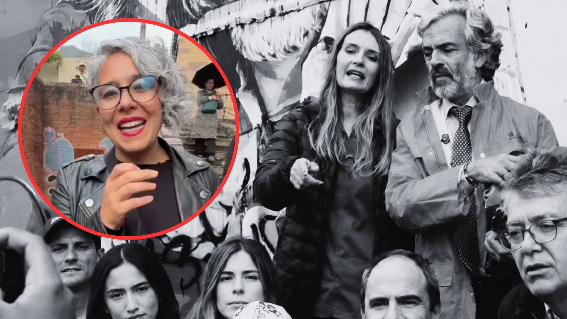 Tras los hechos registrados en su sede política en Bogotá, la senadora Paloma Valencia acusó a la congresista María José Pizarro de vandalismo - crédito suministrada a Infobae Colombia - @PizarroMariaJo/X