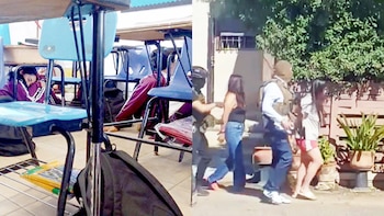 Alumnos de escuelas en Tecate se tiran al piso durante ataque entre Cártel de Sinaloa y CJNG